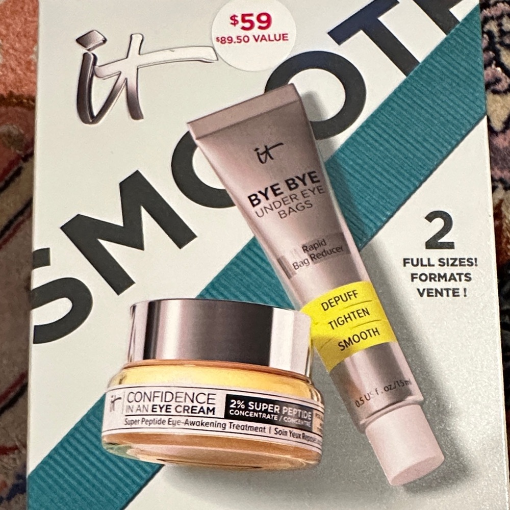Celebrate It Eye Cream Set with Yellow and Silver Accents